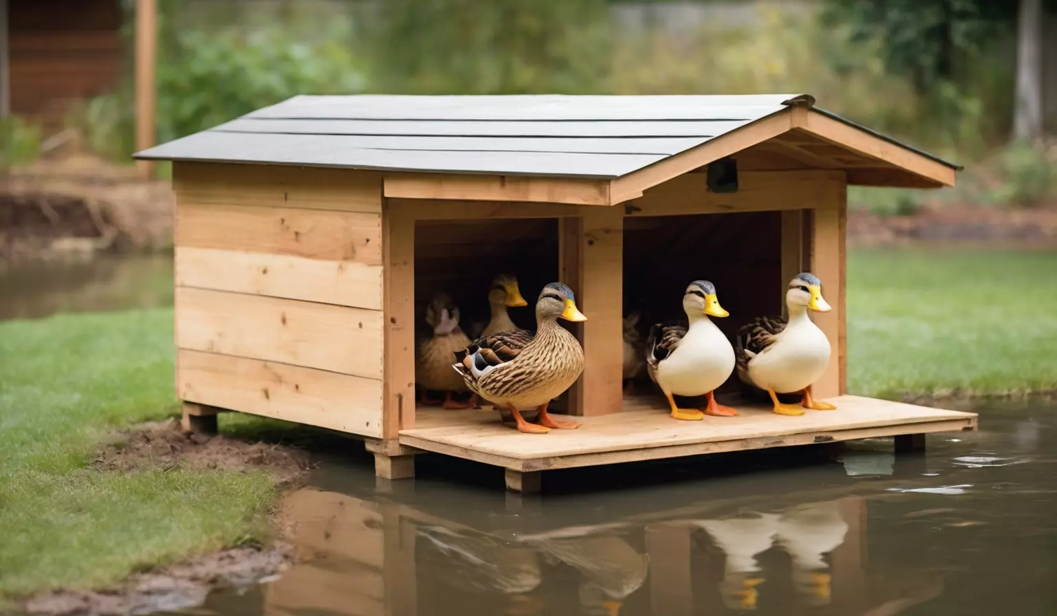 17 Best And Creative Duck House Ideas for Your Garden Pond